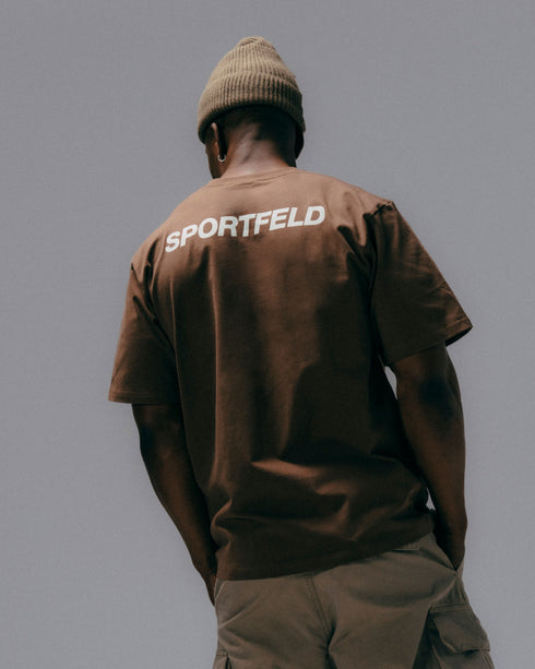 Sportfeld Basic T-Shirt - Brown